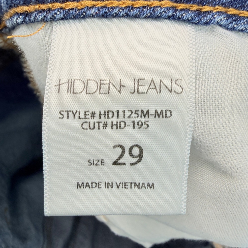 Hidden Los‎ Angeles Raw Hem Straight Leg Jeans Women 29 Grunge Festival Indie - Picture 8 of 9
